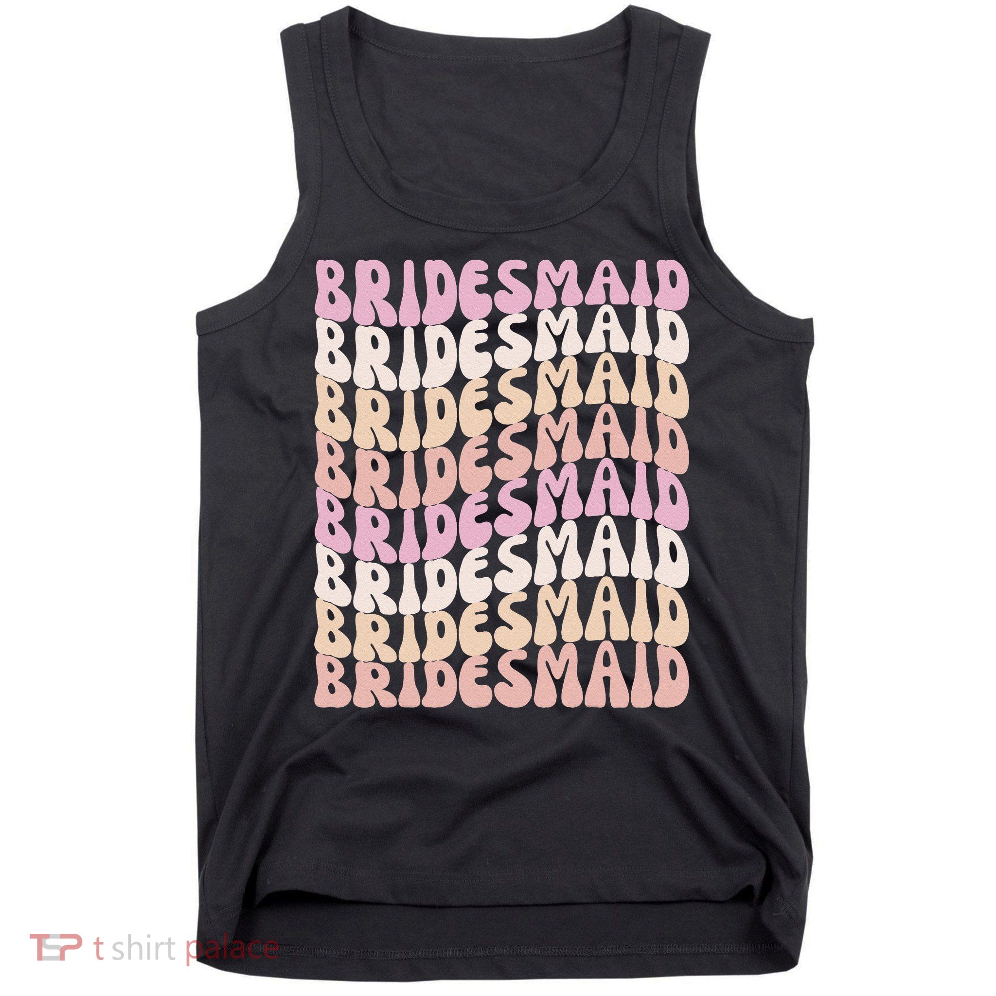 Bridesmaid I Do Crew Retro Bachelorette Party Bridesmaids Tank Top