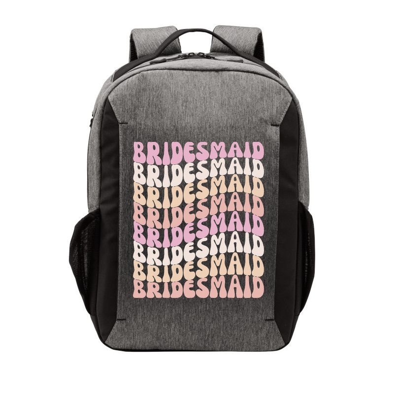 Bridesmaid I Do Crew Retro Bachelorette Party Bridesmaids Vector Backpack