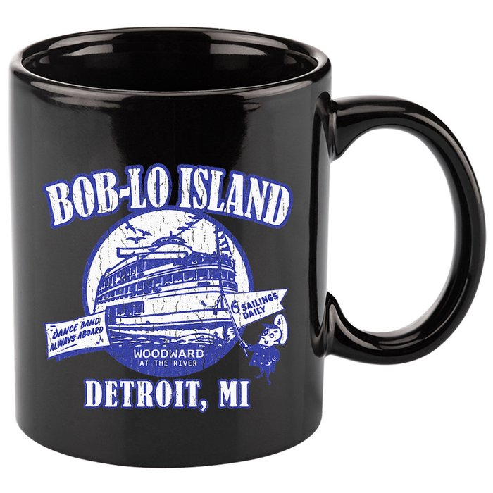 Boblo Island Detroit Michigan 11oz C Handle Ceramic Mug