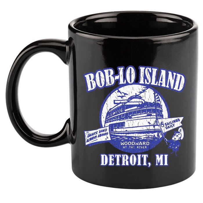 Boblo Island Detroit Michigan 11oz C Handle Ceramic Mug