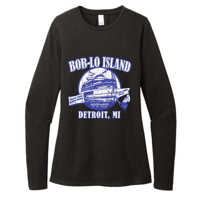 Boblo Island Detroit Michigan Womens CVC Long Sleeve Shirt