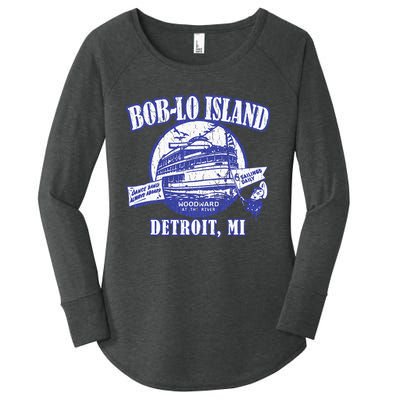 Boblo Island Detroit Michigan Women's Perfect Tri Tunic Long Sleeve Shirt