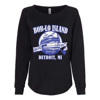 Boblo Island Detroit Michigan Womens California Wash Sweatshirt