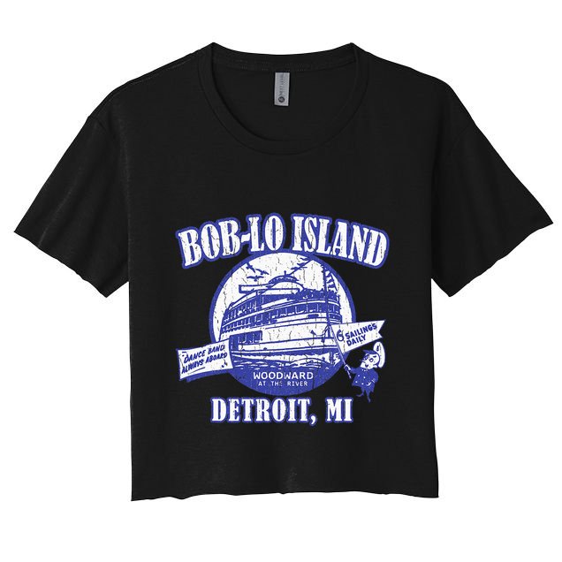Boblo Island Detroit Michigan Crop Top