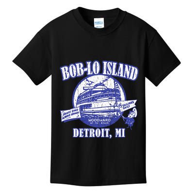 Boblo Island Detroit Michigan Kids T-Shirt
