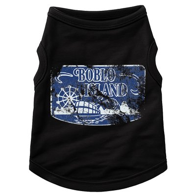 Boblo Island Detroit Vintage Distressed Worn Look Doggie Tank
