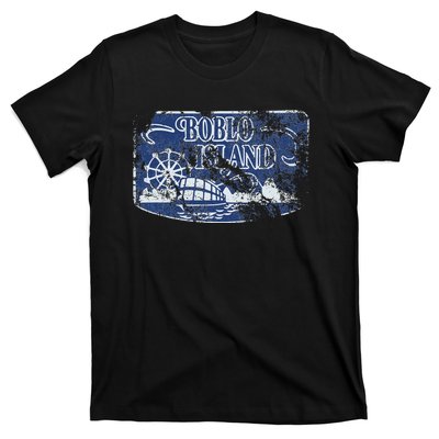 Boblo Island Detroit Vintage Distressed Worn Look T-Shirt