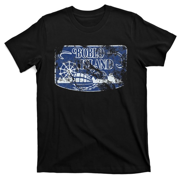 Boblo Island Detroit Vintage Distressed Worn Look T-Shirt