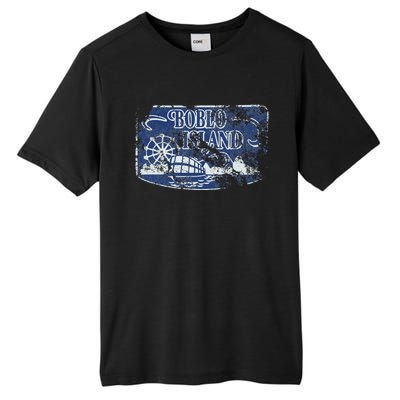 Boblo Island Detroit Vintage Distressed Worn Look Tall Fusion ChromaSoft Performance T-Shirt