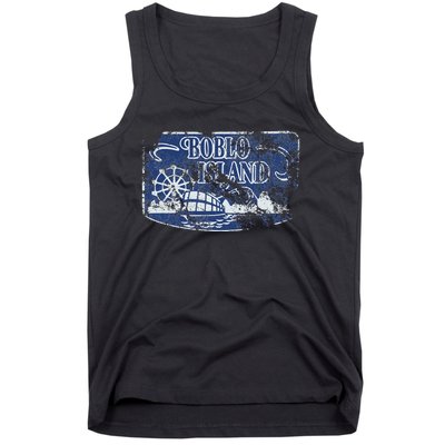 Boblo Island Detroit Vintage Distressed Worn Look Tank Top