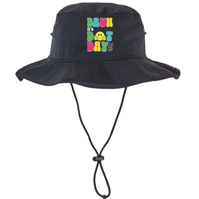 Bruh ItS Dot Daybruh Happy Dot Day Funny Teachers Legacy Cool Fit Booney Bucket Hat