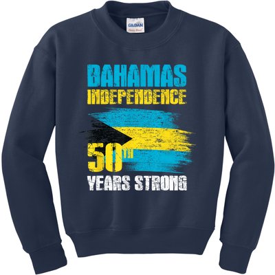 Bahamas Independence Day Bahamas 50th Celebration Kids Sweatshirt