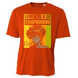 Black Independence Day Gift Love A Black Scrapbooking Gift Cooling Performance Crew T-Shirt