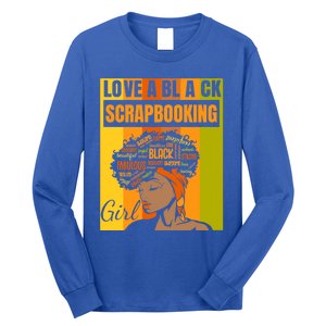 Black Independence Day Gift Love A Black Scrapbooking Gift Long Sleeve Shirt