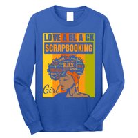 Black Independence Day Gift Love A Black Scrapbooking Gift Long Sleeve Shirt