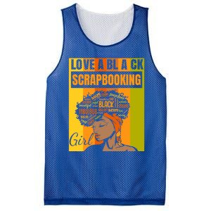 Black Independence Day Gift Love A Black Scrapbooking Gift Mesh Reversible Basketball Jersey Tank