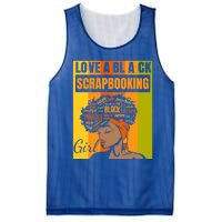 Black Independence Day Gift Love A Black Scrapbooking Gift Mesh Reversible Basketball Jersey Tank