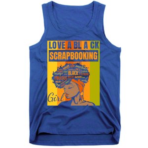 Black Independence Day Gift Love A Black Scrapbooking Gift Tank Top