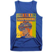 Black Independence Day Gift Love A Black Scrapbooking Gift Tank Top