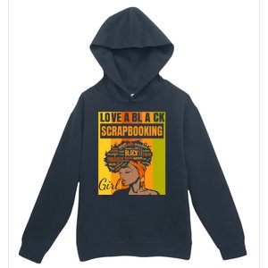 Black Independence Day Gift Love A Black Scrapbooking Gift Urban Pullover Hoodie