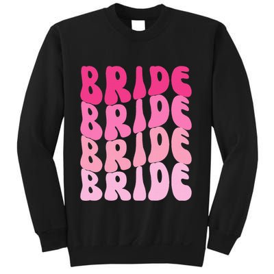 Bride I Do Crew Retro Bachelorette Party Bride Bridesmaids Sweatshirt
