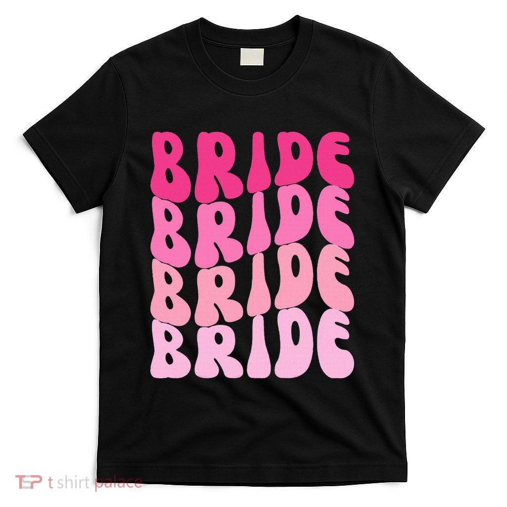 Bride I Do Crew Retro Bachelorette Party Bride Bridesmaids T-Shirt