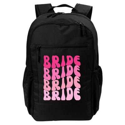Bride I Do Crew Retro Bachelorette Party Bride Bridesmaids Backpack
