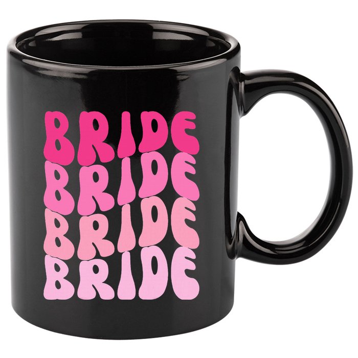 Bride I Do Crew Retro Bachelorette Party Bride Bridesmaids 11oz C Handle Ceramic Mug