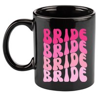 Bride I Do Crew Retro Bachelorette Party Bride Bridesmaids 11oz C Handle Ceramic Mug