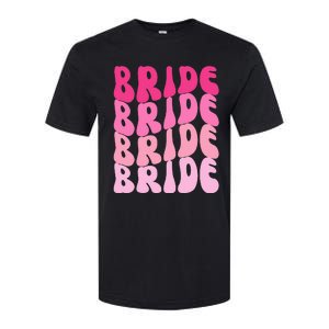 Bride I Do Crew Retro Bachelorette Party Bride Bridesmaids Softstyle CVC T-Shirt