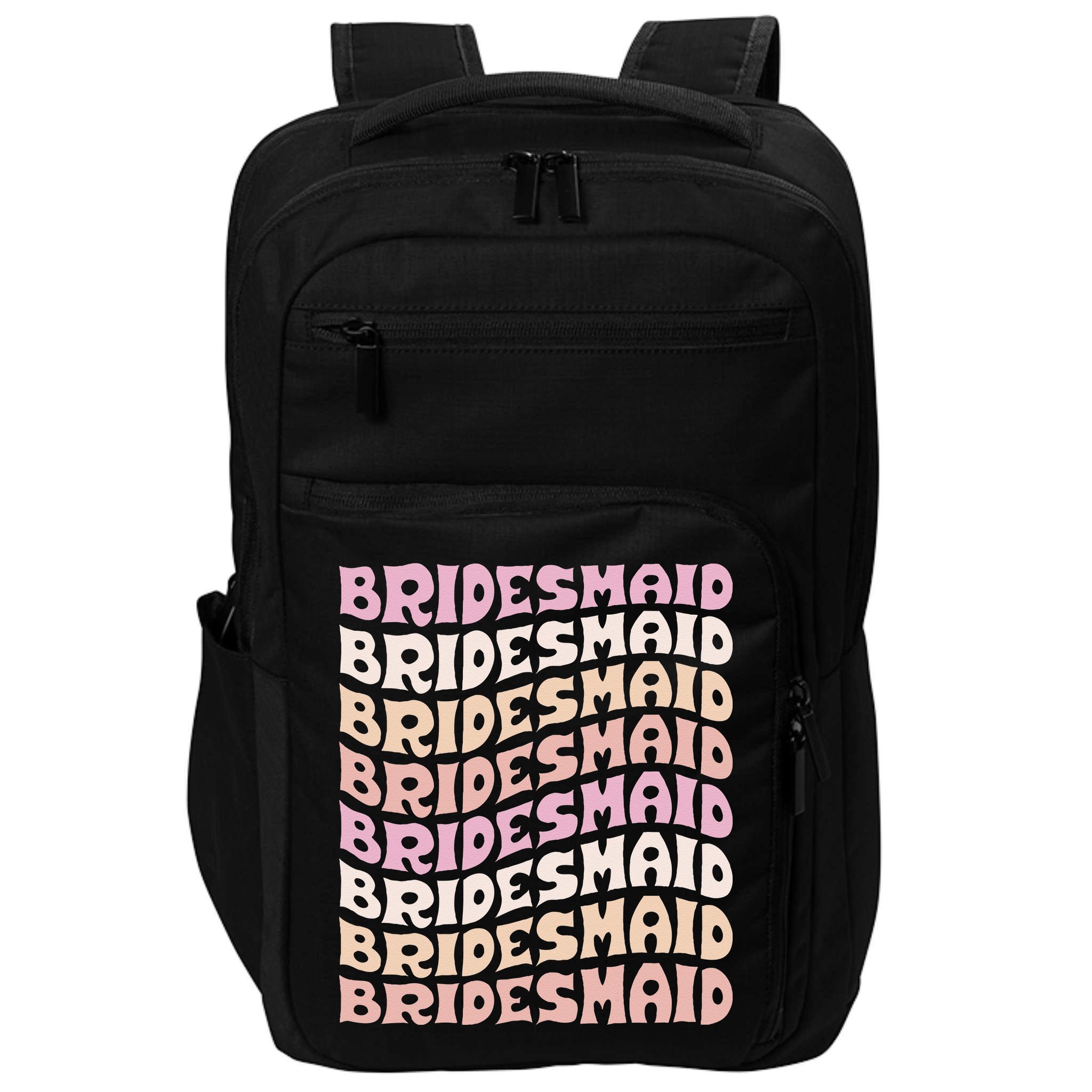Bridesmaid I Do Crew Retro Bachelorette Party Bridesmaids Impact Tech Backpack