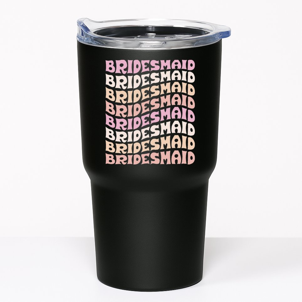 Bridesmaid I Do Crew Retro Bachelorette Party Bridesmaids Tumbler