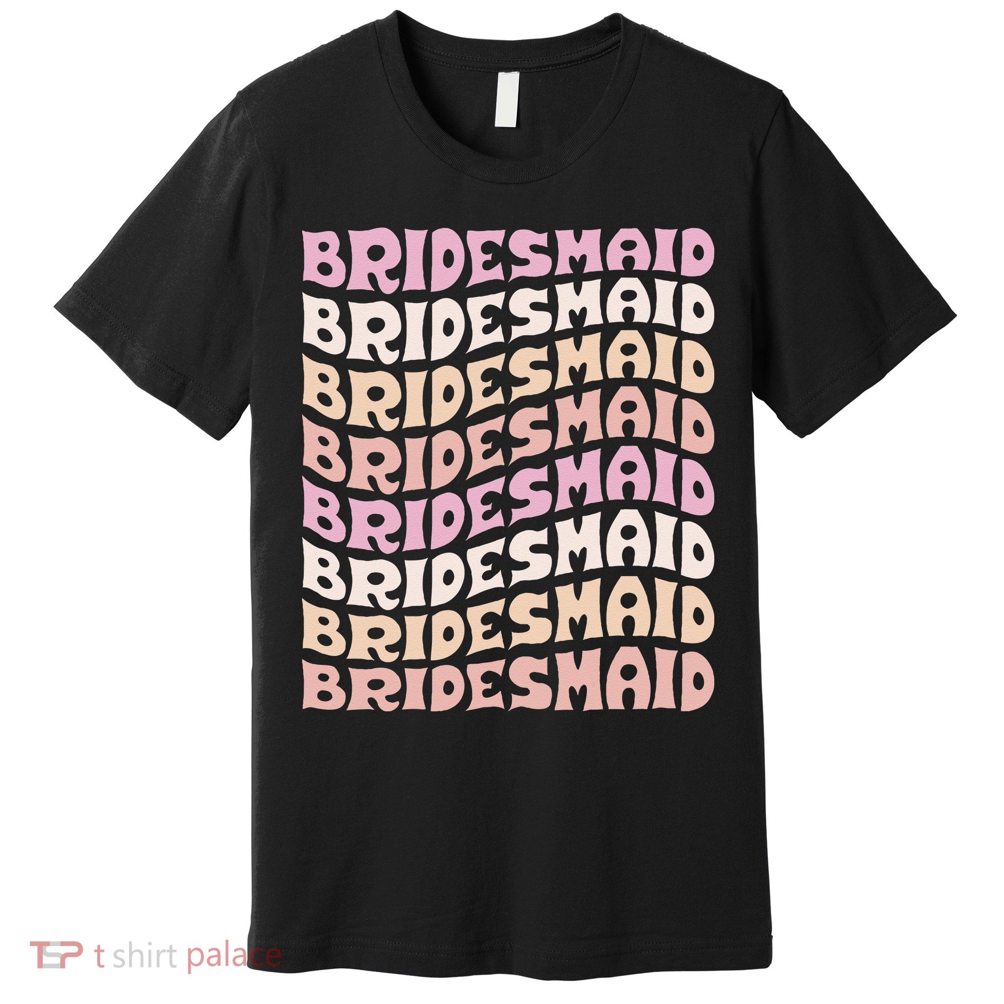 Bridesmaid I Do Crew Retro Bachelorette Party Bridesmaids Premium T-Shirt