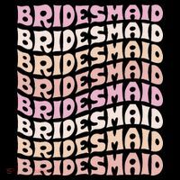 Bridesmaid I Do Crew Retro Bachelorette Party Bridesmaids Premium T-Shirt