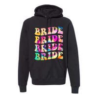 Bride I Do Crew Retro Bachelorette Party Premium Hoodie