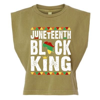 Black Independence Day African Black Melanin King Juneteenth Gift Garment-Dyed Women's Muscle Tee