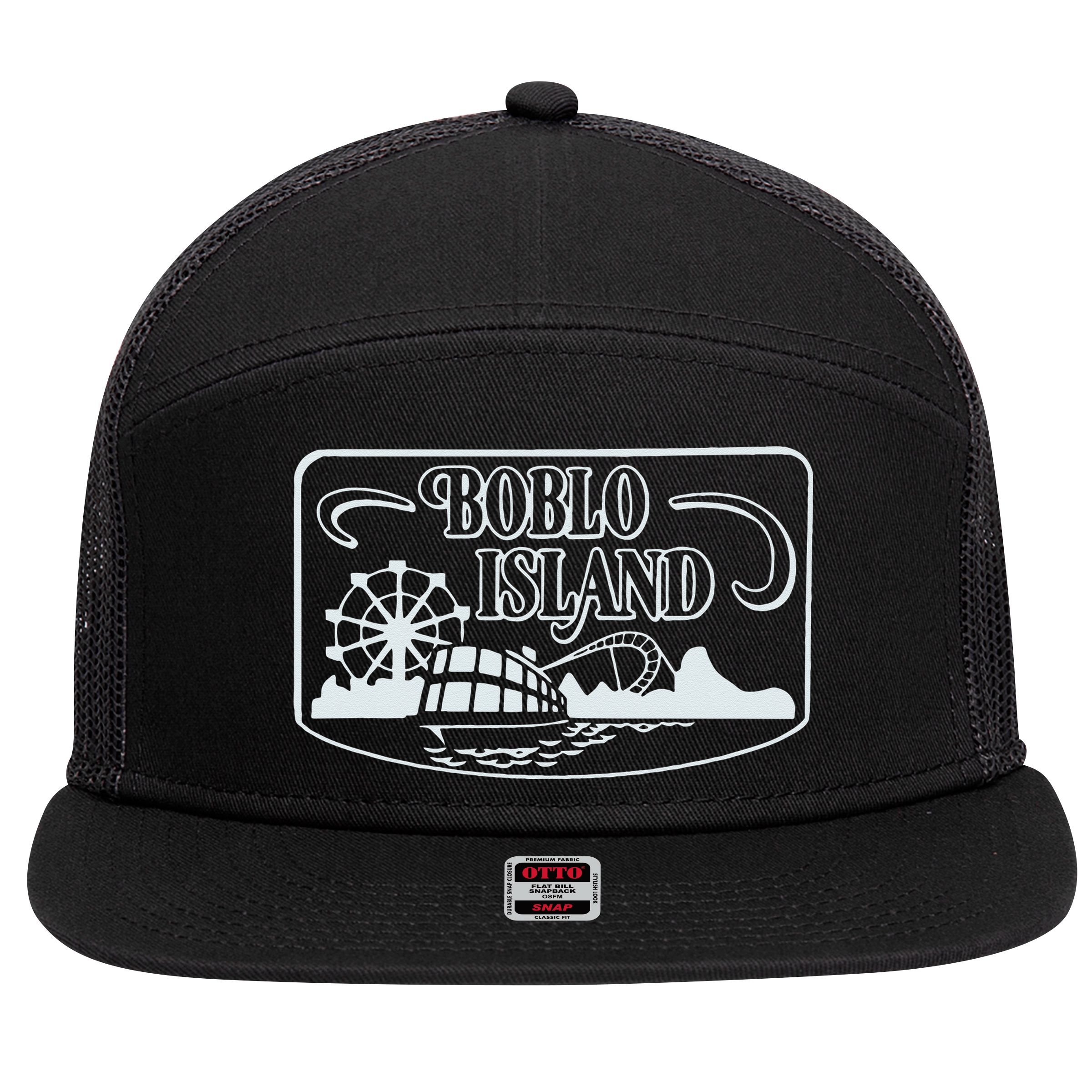 Boblo Island Detroit 7 Panel Mesh Trucker Snapback Hat