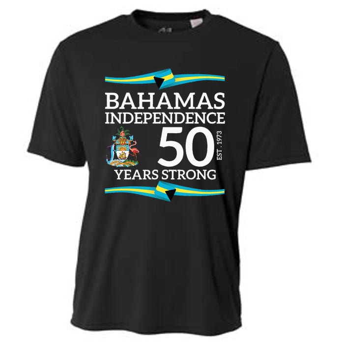 Bahamas Independence Day Bahamas 50th Celebration Cooling Performance Crew T-Shirt