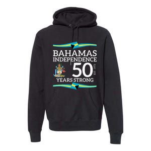 Bahamas Independence Day Bahamas 50th Celebration Premium Hoodie