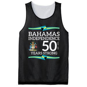 Bahamas Independence Day Bahamas 50th Celebration Mesh Reversible Basketball Jersey Tank