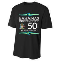 Bahamas Independence Day Bahamas 50th Celebration Performance Sprint T-Shirt