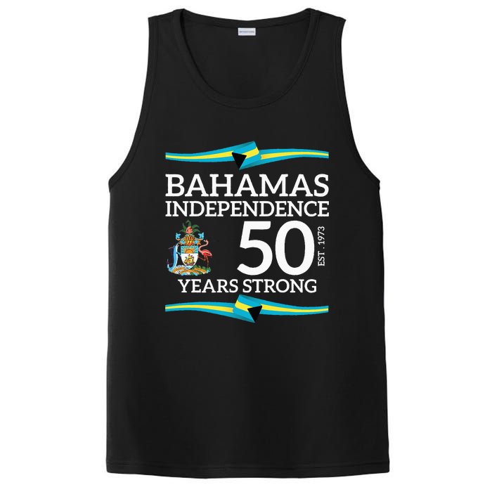 Bahamas Independence Day Bahamas 50th Celebration PosiCharge Competitor Tank