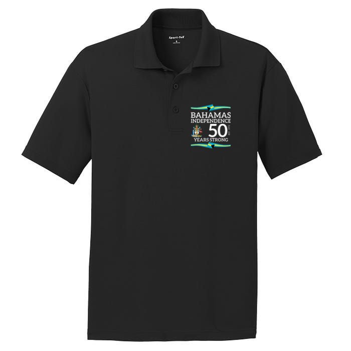 Bahamas Independence Day Bahamas 50th Celebration PosiCharge RacerMesh Polo