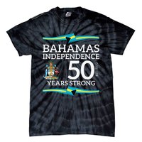 Bahamas Independence Day Bahamas 50th Celebration Tie-Dye T-Shirt