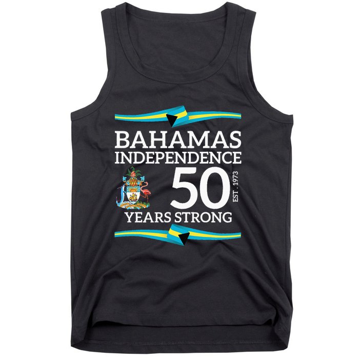 Bahamas Independence Day Bahamas 50th Celebration Tank Top