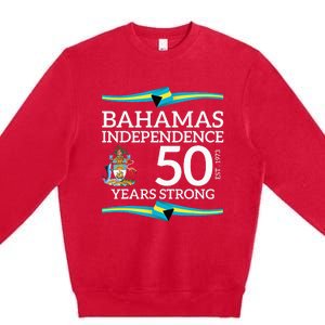 Bahamas Independence Day Bahamas 50th Celebration Premium Crewneck Sweatshirt