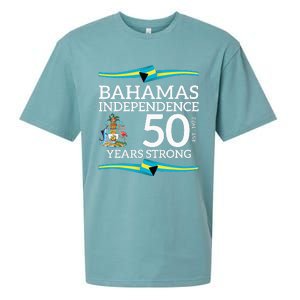 Bahamas Independence Day Bahamas 50th Celebration Sueded Cloud Jersey T-Shirt