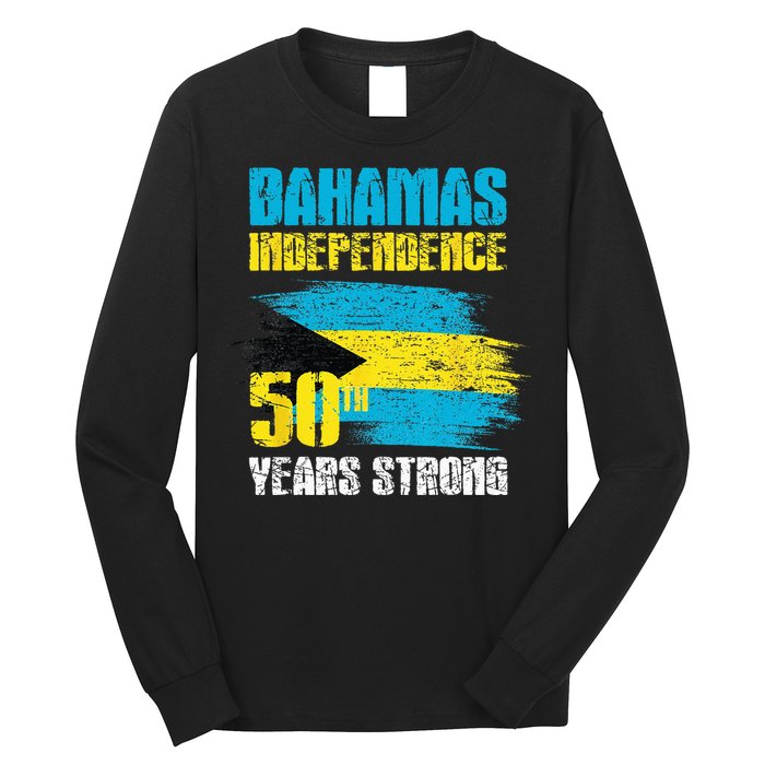 Bahamas Independence Day Bahamas 50th celebration Long Sleeve Shirt