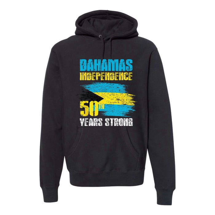 Bahamas Independence Day Bahamas 50th celebration Premium Hoodie