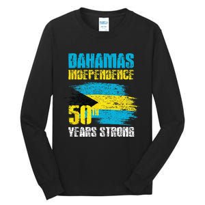 Bahamas Independence Day Bahamas 50th celebration Tall Long Sleeve T-Shirt